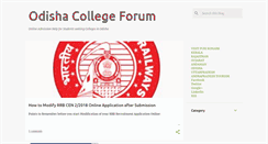 Desktop Screenshot of college.eodisha.com