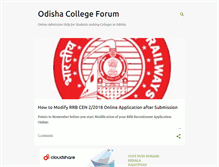 Tablet Screenshot of college.eodisha.com